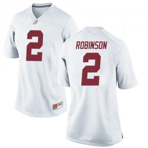 Women's Alabama Crimson Tide #2 Keilan Robinson White Replica NCAA College Football Jersey 2403SSTA5